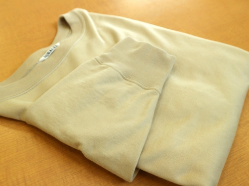 スウェットのビッグシルエット