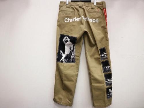 タカヒロミヤシタザソロイストのフォトパッチワークパンツ