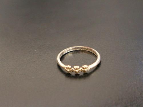 クロムハーツのバブルガム3CHクロスリング