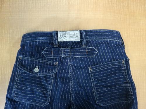 ユニオンスペシャルオーバーオールズのワークパンツ