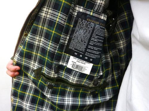 バブアーのボーダージャケット