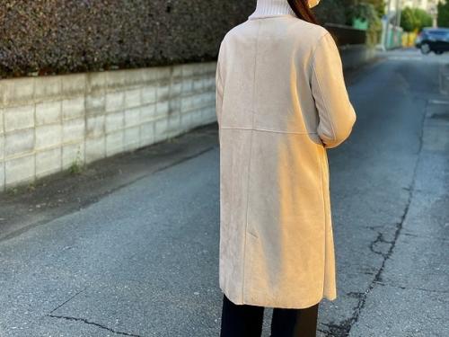 ジェイプレスのノーカラーコート