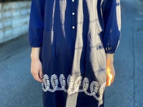 ミナペルホネンランドリーのワンピース