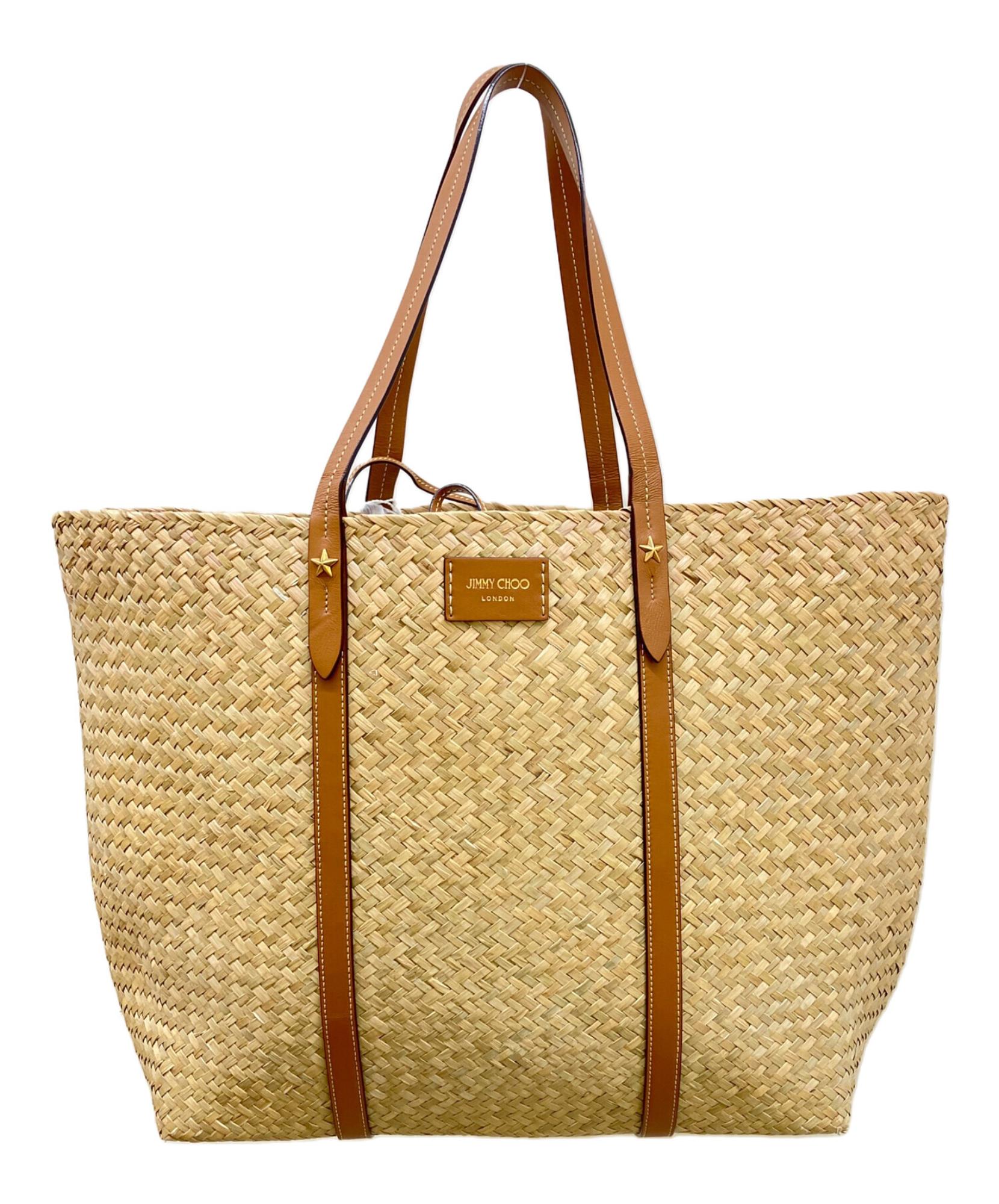 JIMMY CHOO / ジミーチュウ】RAFFIA TOTE | 夏の装いを格上げする