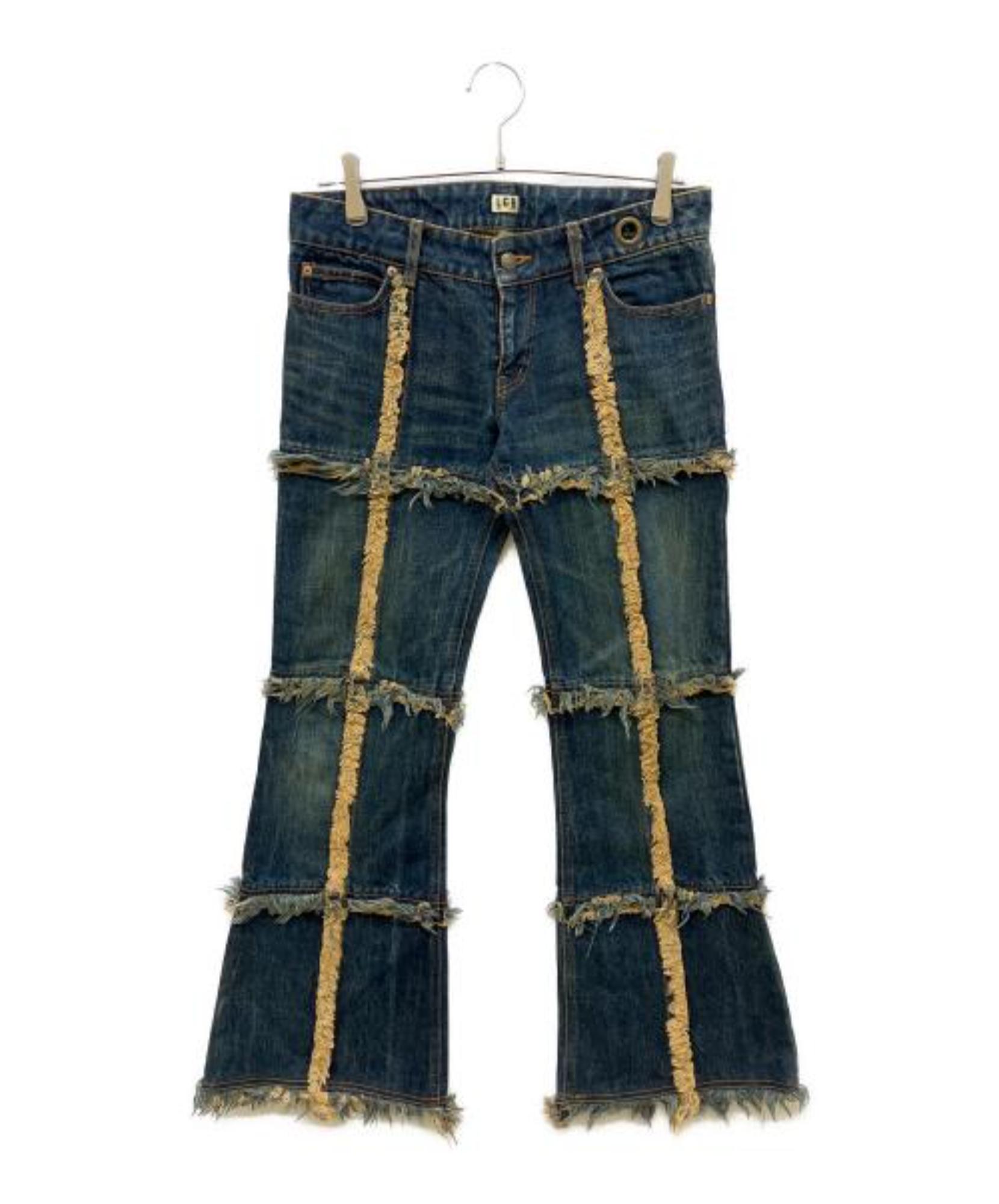 2026年最新LGB LGB ルグランブルー デニム フレアパンツ 25 フリンジ