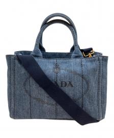 【PRADA / プラダ】カナパ 2WAYデニムショルダーバッグ | タイムレスに愛される名品バッグが待望の入荷