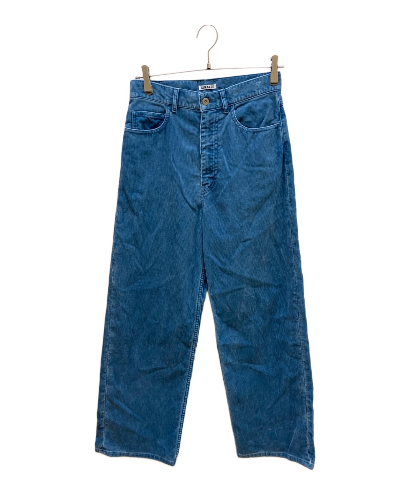 AURALEE / オーラリー】PIGMENT DYE FINX CORDUROY WIDE 5P PANTS