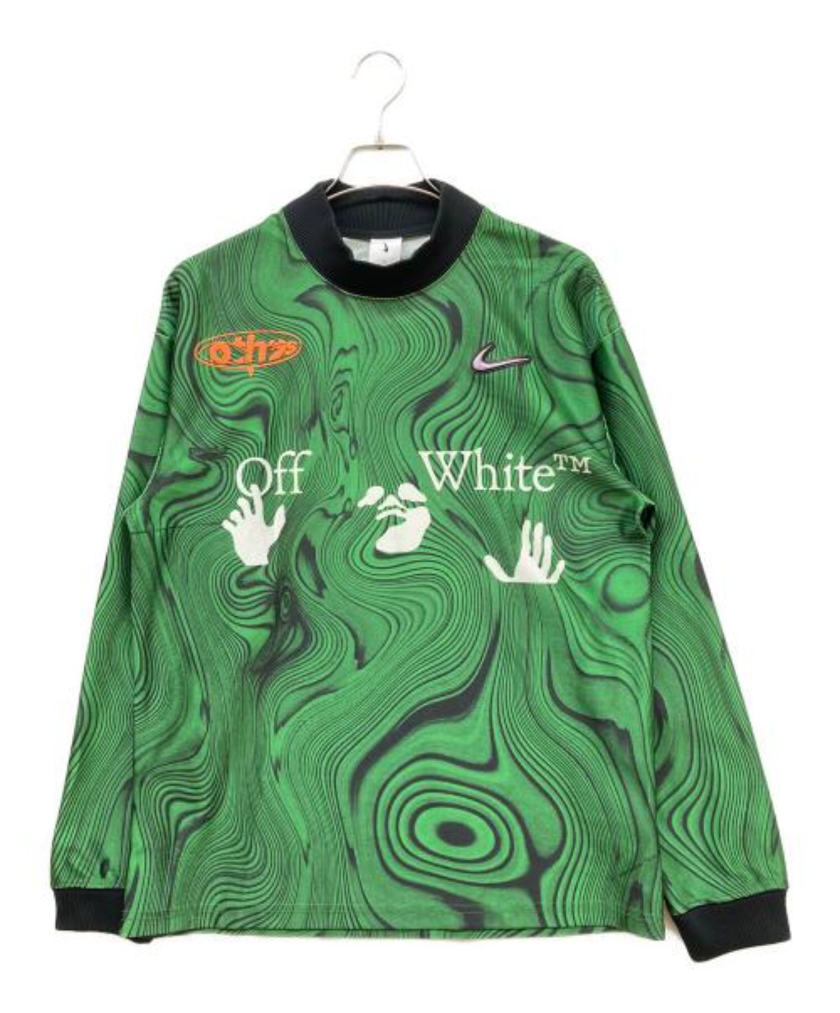 Nike Off-White 長袖カットソー グリーン 2026年最新】off-white nike
