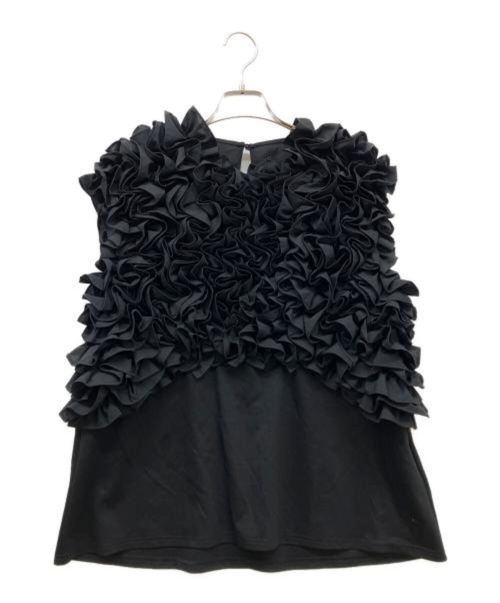 rosy monster / ロージーモンスター】frill garden sleeveless tops