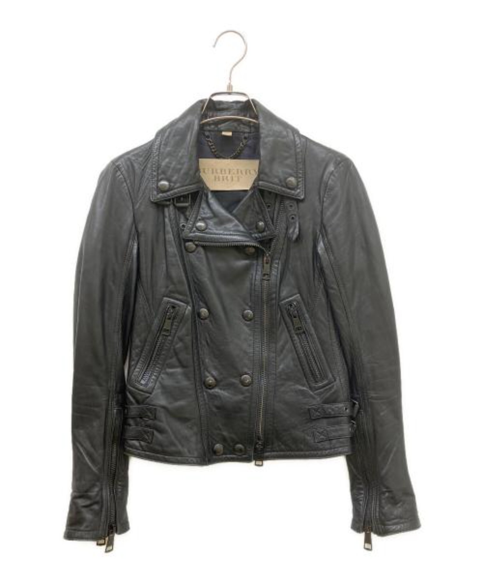 BURBERRY BRIT / バーバリーブリット】ラムレザーライダースジャケット 