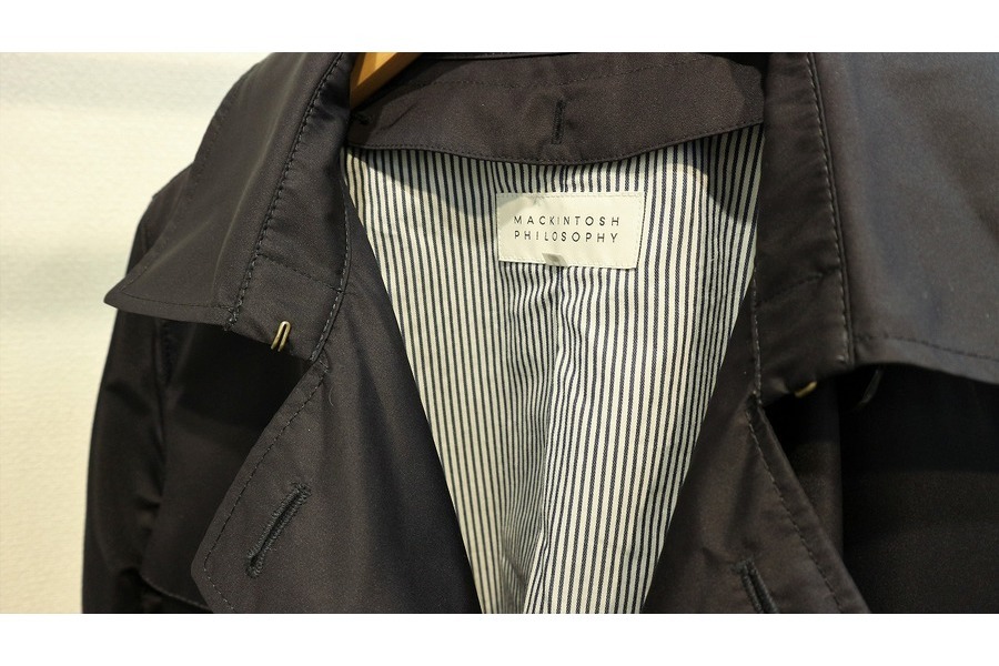 ☆新品☆MACKINTOSH PHILOSOPHY 悴ん レザートレンチコート 40☆