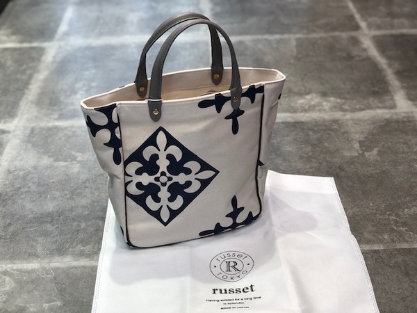 20SS》russet / ラシットから定番のキャンバストートバッグのご