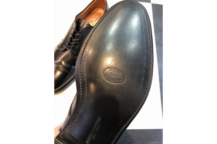 状態考慮 ALDEN×Brooks Brothers コードバンストレートチップ 状態考慮 ALDEN×Brooks Brothers コードバンストレートチップ