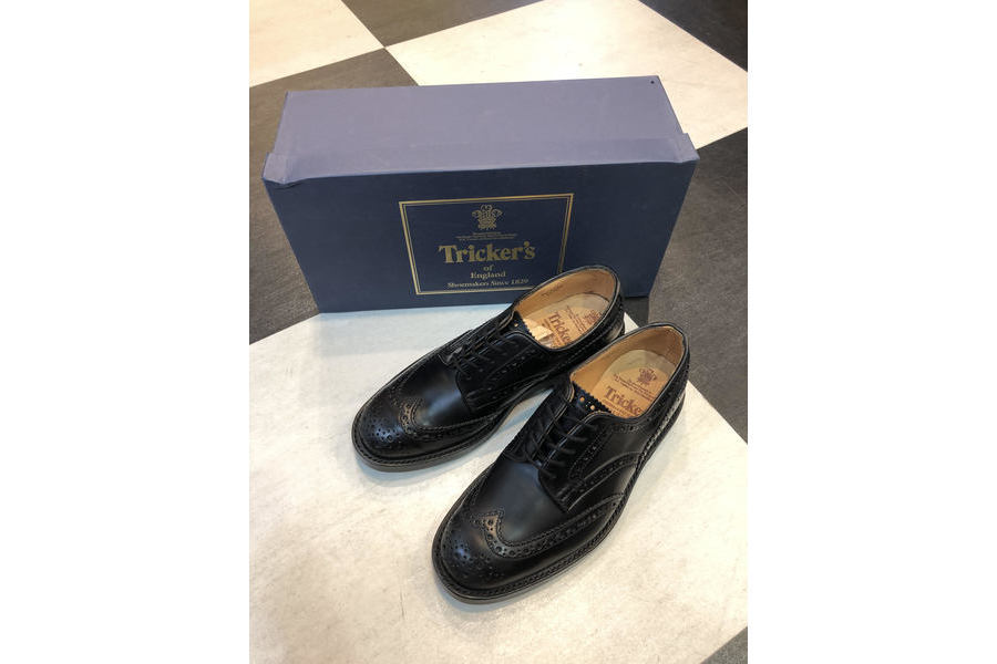 トリッカーズ SIZE 6.5【コードバン/BOURTON】 - 高級中古革靴の