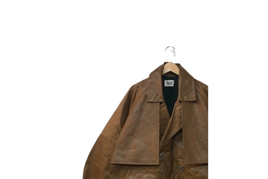 NötE note ショート丈レザージャケットNotE
