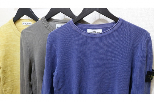 ストーンアイランドのメンズシューズ買取強化中