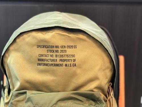 エムアイエス × ユニフォームエクスペリメントのデイパック