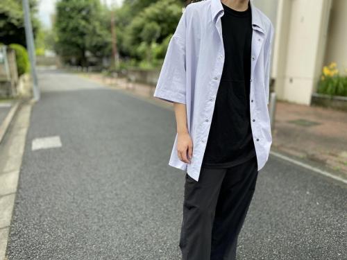 back layered S/S shirtの19ss