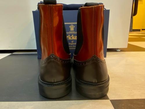 クレイジーパターンサイドゴアブーツのレアモデル