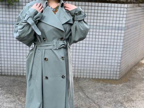 イレーヴのコットンリネンハイツイストツイルコート