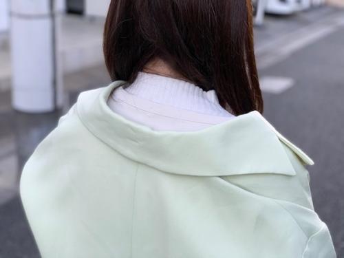 ベーシックチェスターコートのレディース