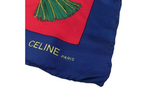 セリーヌの馬車柄シルクスカーフ