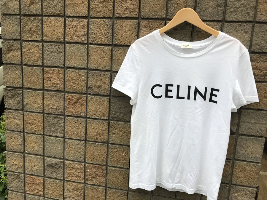 【絶品】  L セリーヌ（CELINE）Tシャツ　インビテーション　黒 Tシャツ/カットソー(半袖/袖なし)