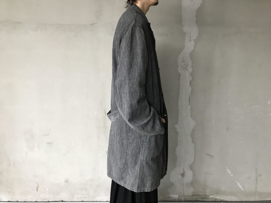 50s フレンチヴィンテージ コート ビンテージ 50's ヴィンテージ 古着 フレンチ リネンコート ビンテージ
