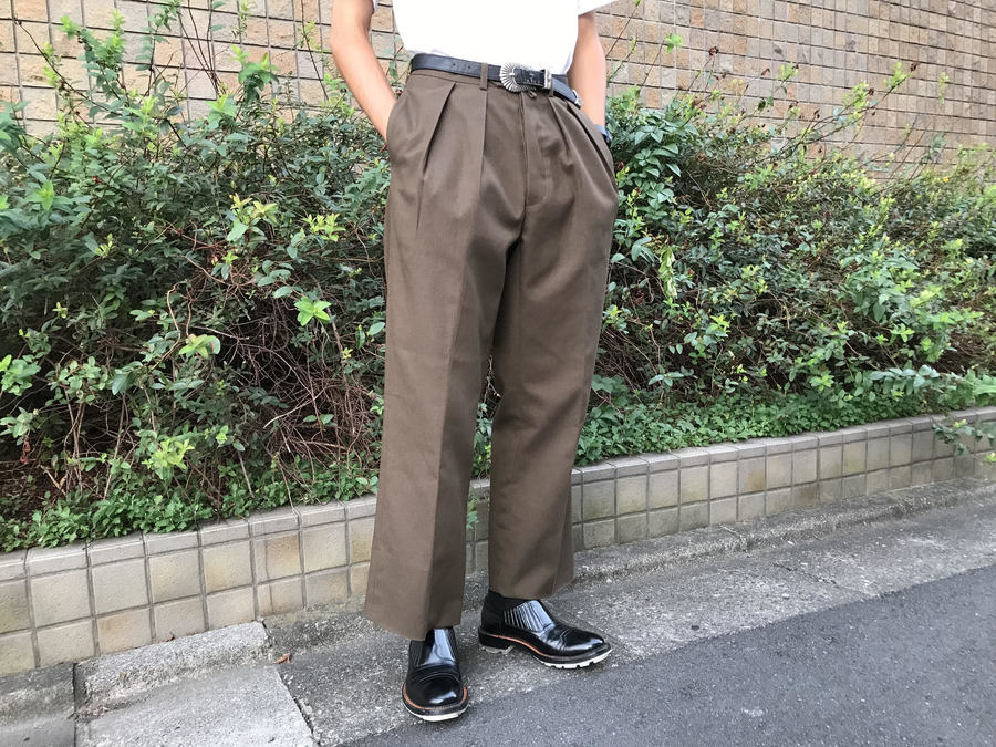 NEAT HOPSACK / BELTLESS ホップサックパンツ  スラックス