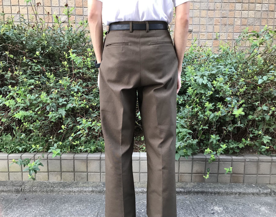 NEAT ホップサック テーパード スラックス 44 NEAT HOPSACK / TAPERED [BLACK] - Fresh Service NECESSARY or