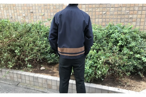 ウールトロピカルジップブルゾンのメンズ