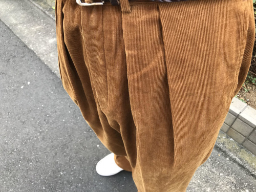 Antique Corduroy Wide Trousersのメンズ