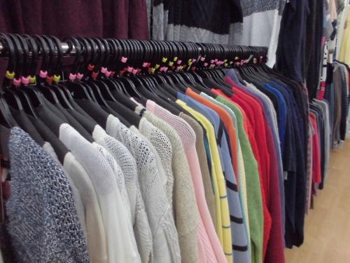 ニットのアウター