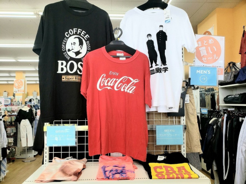 Tシャツのリサイクルショップ
