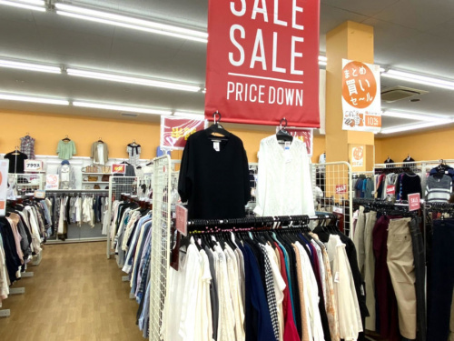 古着のリサイクルショップ