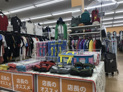 古着のリサイクルショップ