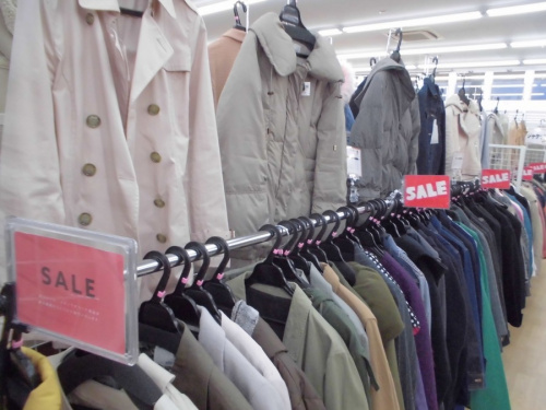 古着のリサイクルショップ