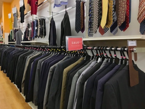 古着のリサイクルショップ