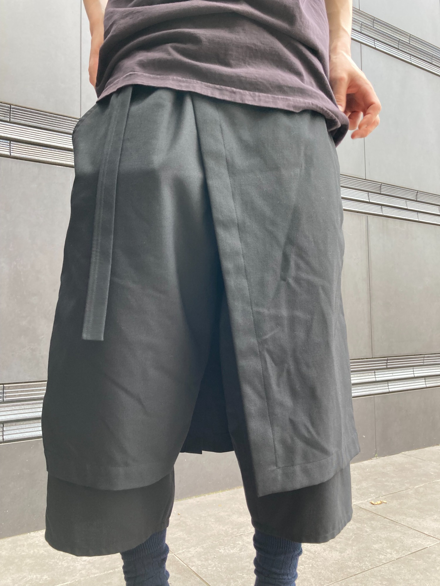 ground y グラウンドワイ Wrap Pants サイズ3 ground y グラウンドワイ Wrap Pants サイズ3