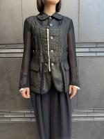 ヴィンテージ COMME des GARCONS シアー素材ジャケット　S ヴィンテージ COMME des GARCONS シアー素材ジャケット S - メルカリ