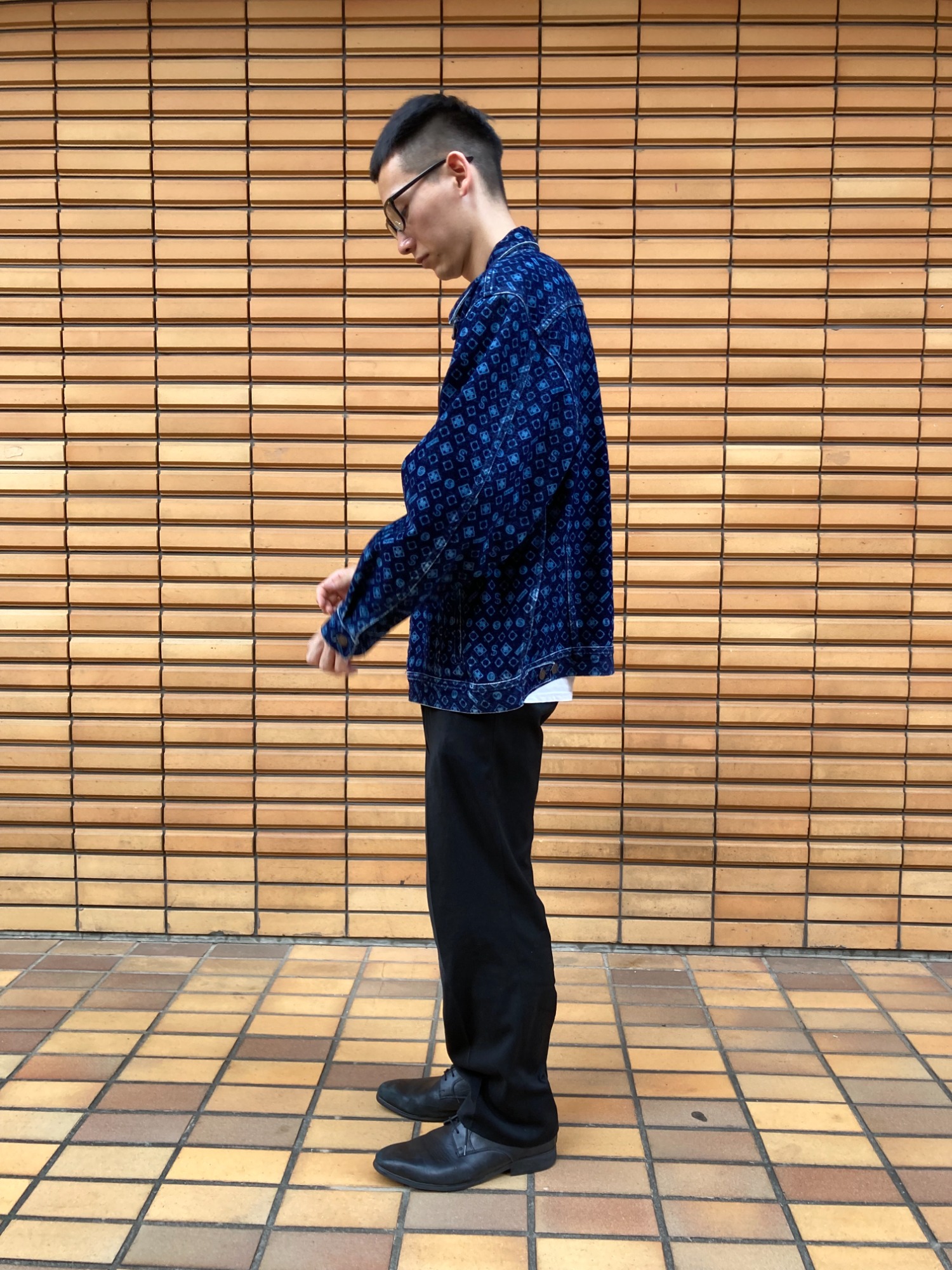 ジャケット・アウター supreme Flocked Denim Trucker Jacket Supreme Flocked Denim Trucker Jacket (SS23) - $228