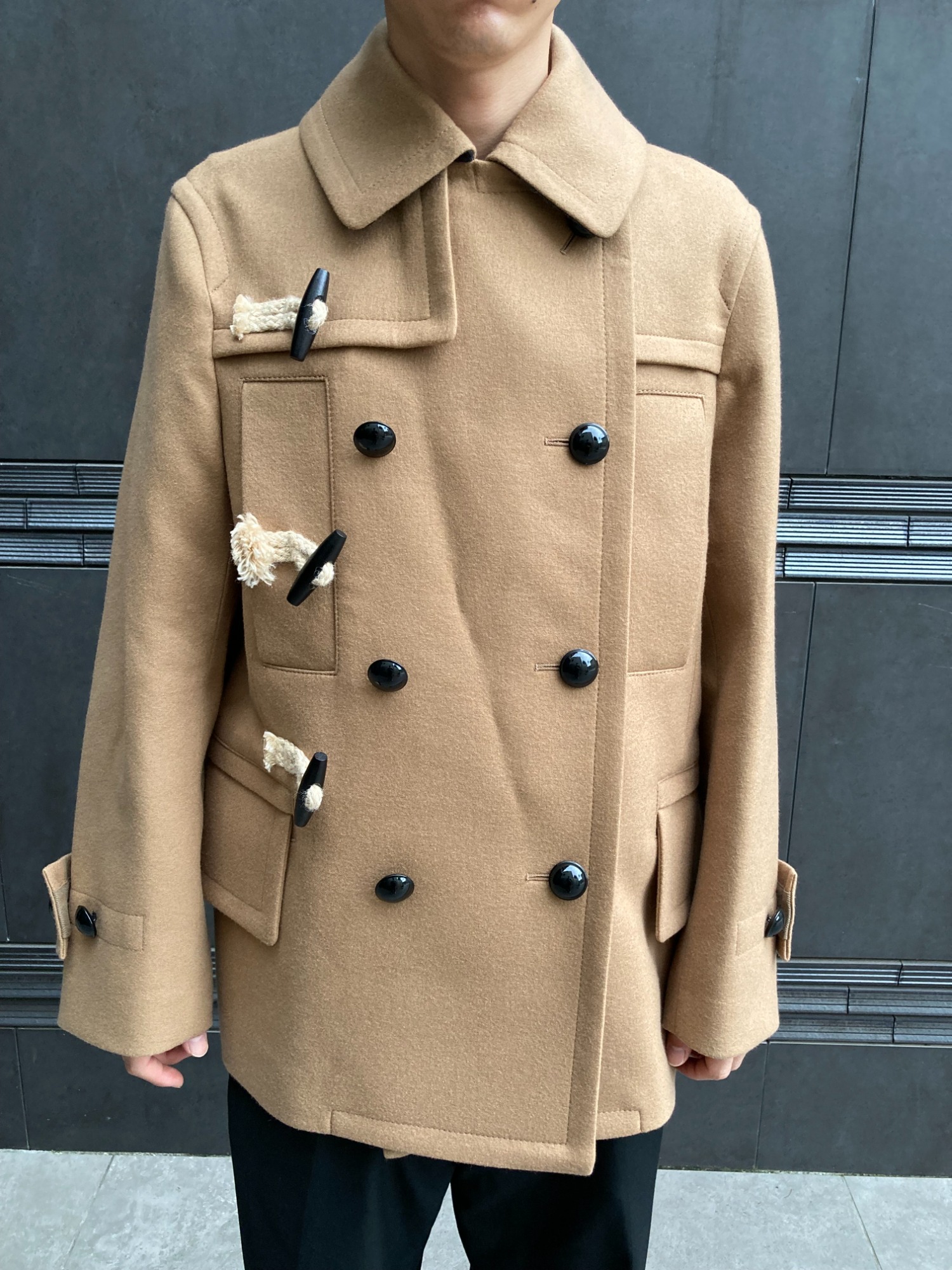 ジャケット・アウター Sacai 24aw Wool Melton Jacket size1 ジャケット・アウター SACAI 24aw wool melton jacket size1