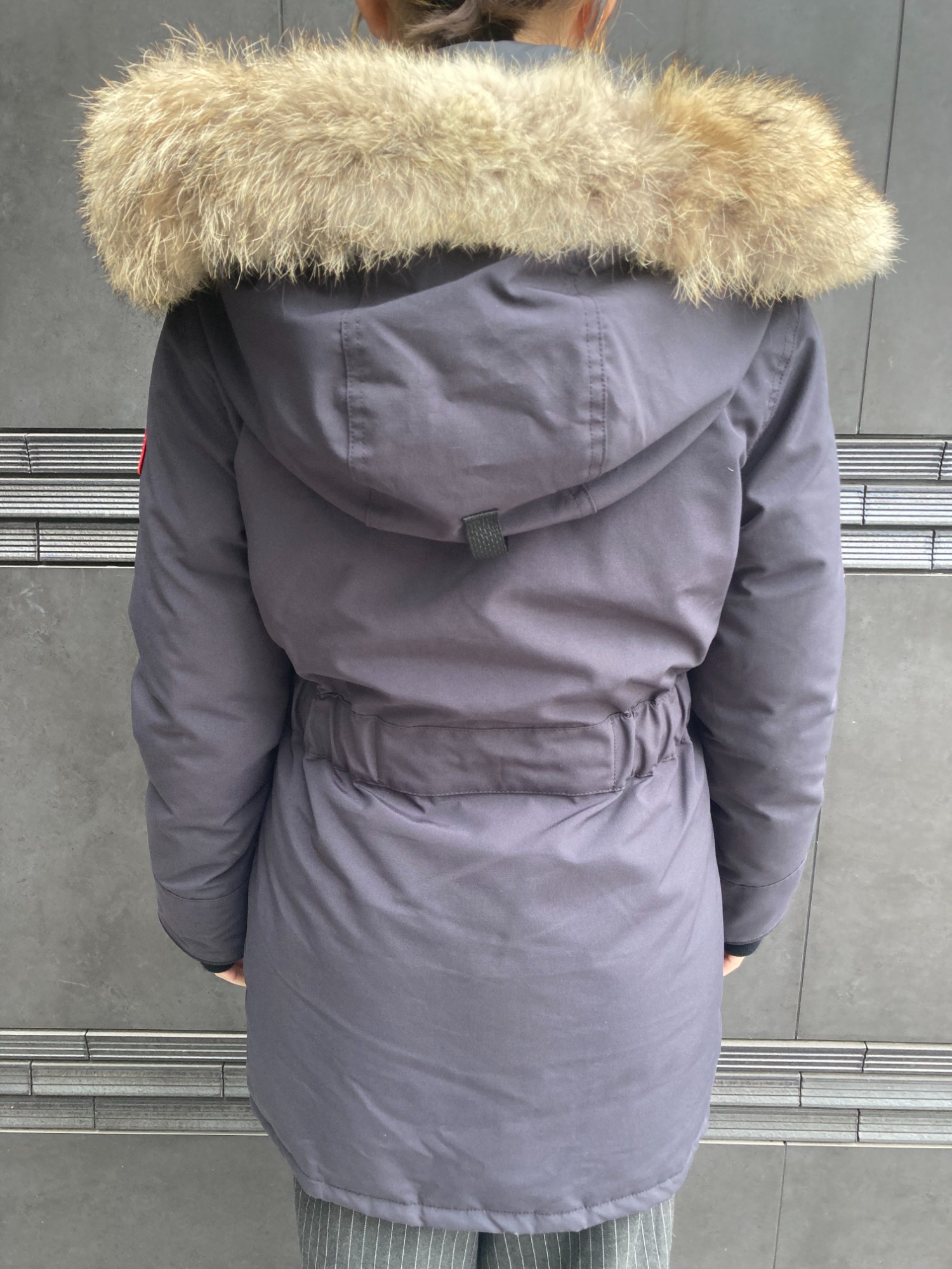 2192し 美品　カナダグース　ブロンテパーカ　ダウンコート 2way　コヨーテ 中古・古着通販】CANADA GOOSE (カナダグース) BRONTE PARKA ブラック