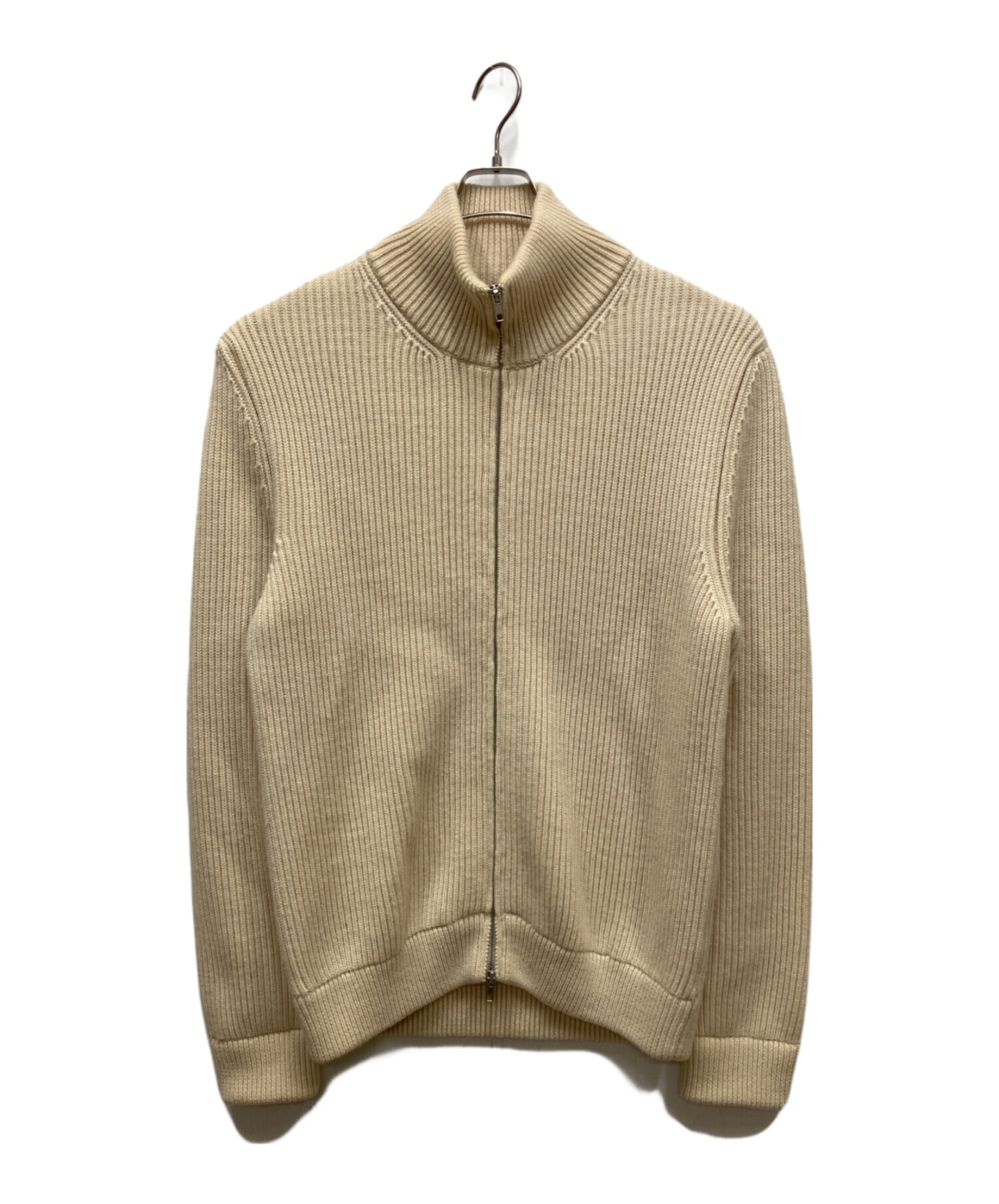 l*u様 限定価格！【美品】Maison Margiela マルジェラ カーディ ミニマリズムの極致、白が魅せる構築美】Maison Margiela(メゾン