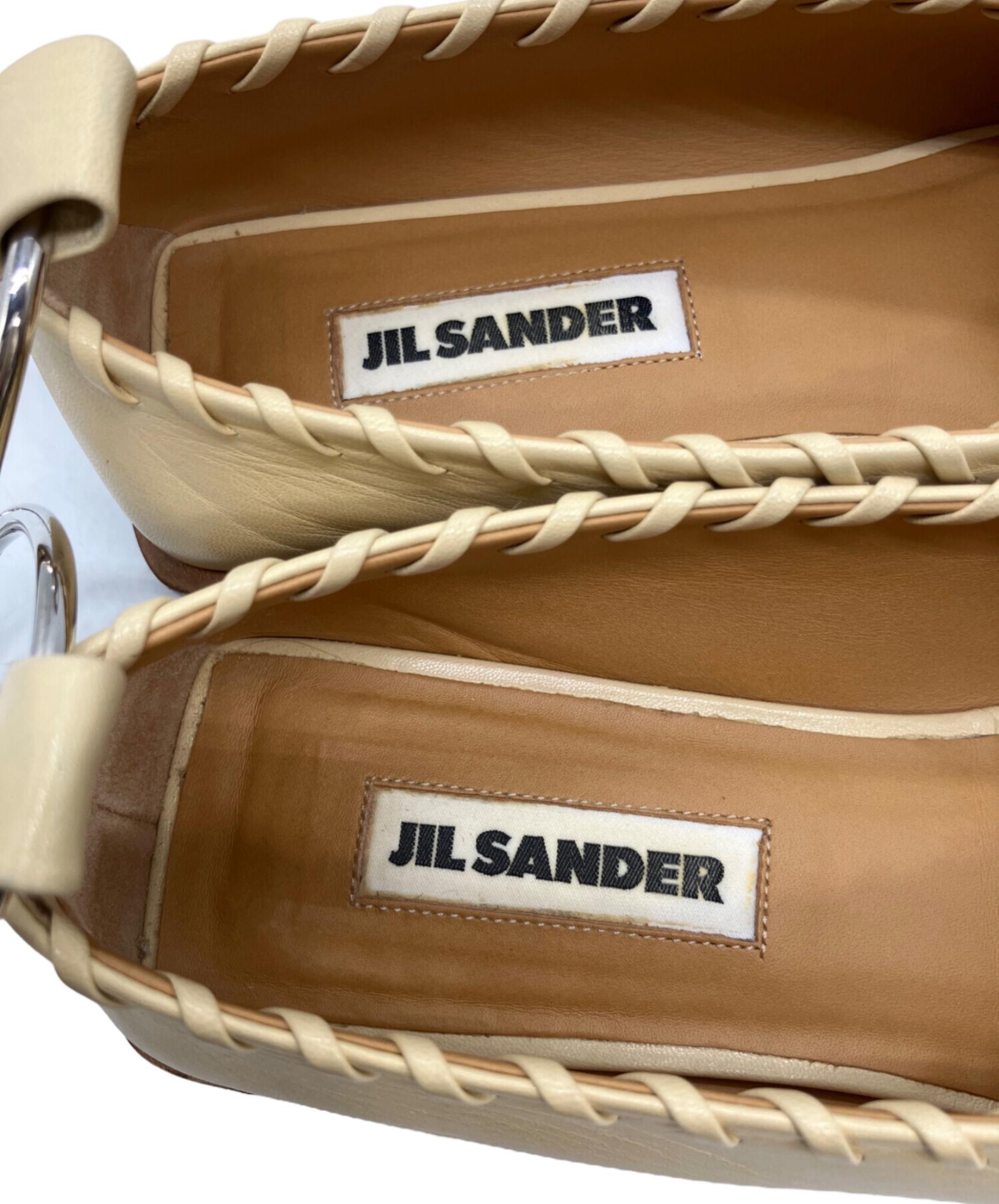 JIL SANDER / ジルサンダー】メタルアンクレット フラットシューズ 