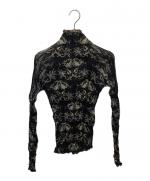 【美品】ISSEY MIYAKE FETE ハイネックカットソー プリーツ M ISSEY MIYAKE FETE / イッセイミヤケフェット】ハイネックカットソー