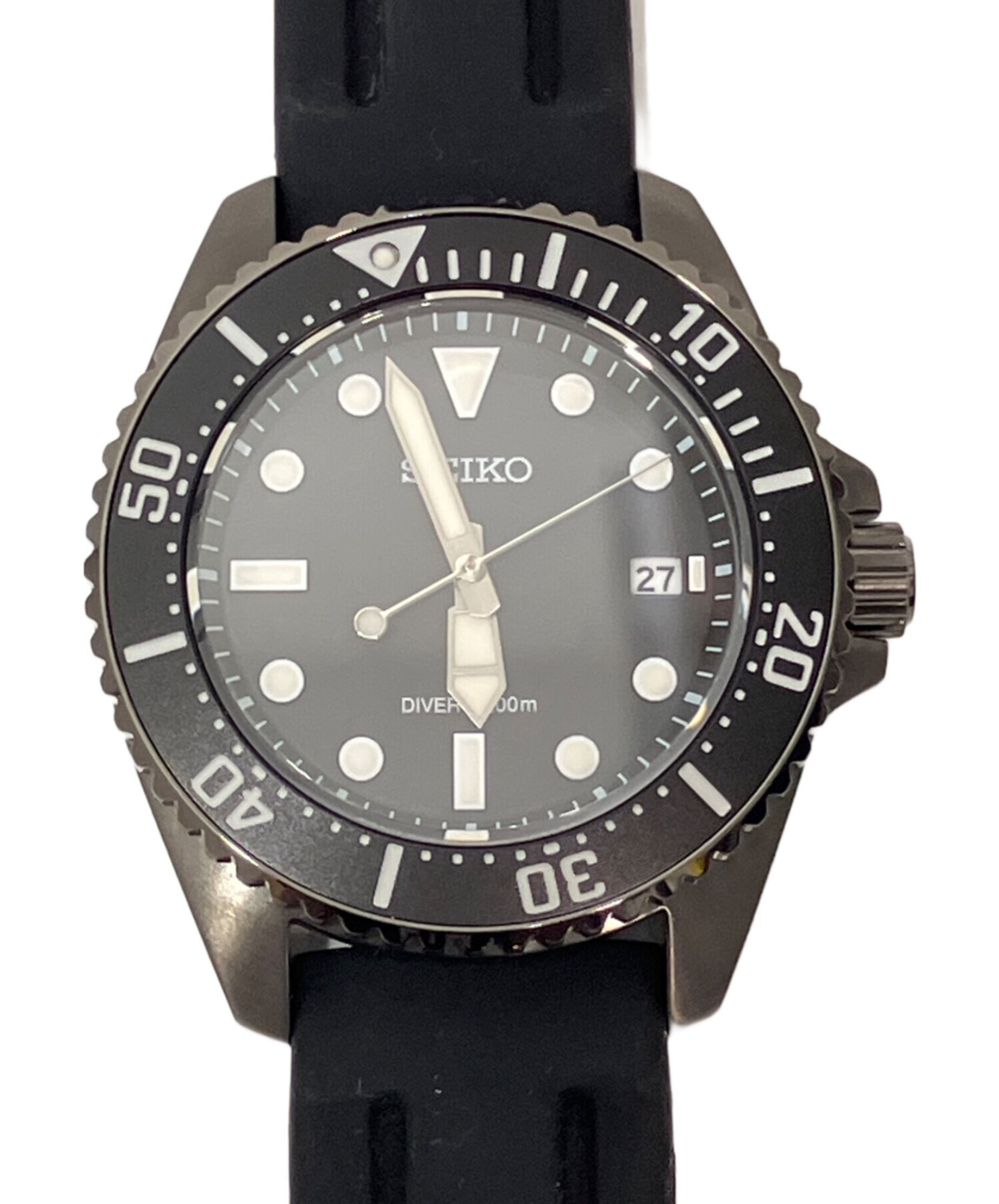 値下げ中✨⏰時計セイコーPROSPEXダイバースキューバ ソーラーモデル SEIKO/セイコー】PROSPEXダイバースキューバV157-00A0未使用入荷！実用
