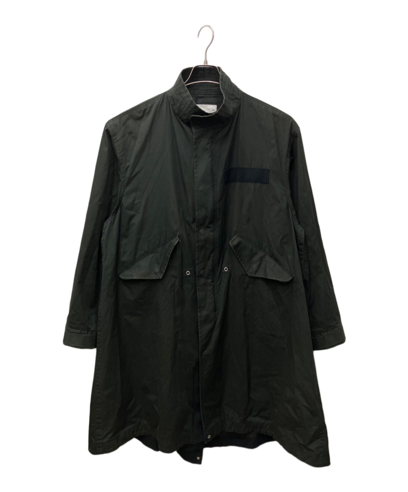 sacai/サカイ】ブラックのコットンモッズコートが買取入荷！サイズ3の