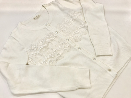 ニットのワンピース