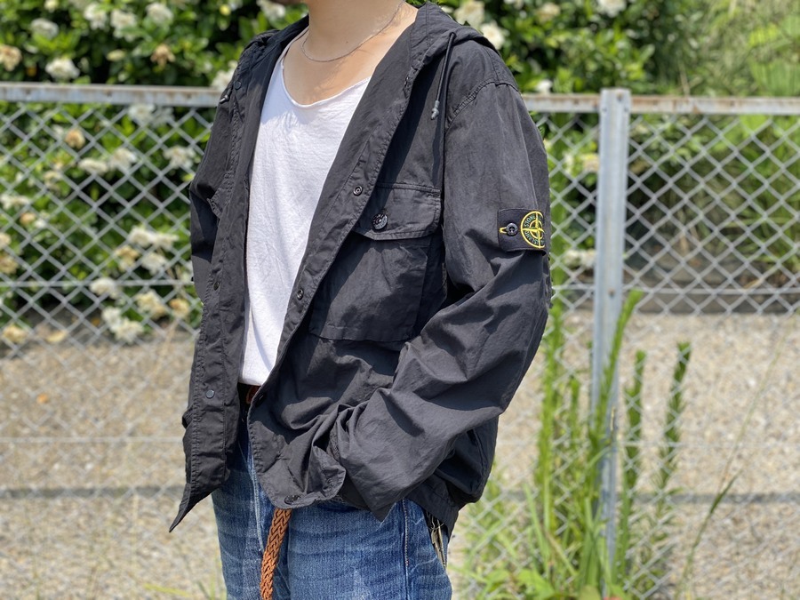 stone island ストーンアイランド ジャケット ナイロンコットン-